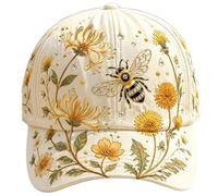 Light Pink Hummingbird Flower Rhinestone Baseball Cap, Trendy Garden Morning Vintage Embroidery Hat, Breathable Adjustable Outdoor Sun Hat for Women Teen Girls