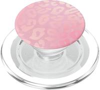 Light Pink Leopard Print Cheetah Phone Pop Up Holder Button PopSockets PopGrip for MagSafe