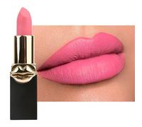 Light Pink Matte Lip Stick, Bright Pink Lipstick for Women, Long Lasting, Hot Color Smooth Full-Coverage Moisturizing Lipsticks, Waterproof Non-Sticky Tinted Lip Balm for Girls & Lady