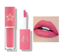 Light Pink Matte Lip Stick, Matte Rose Pink Liquid Lipstick for Women, Longlasting Silky Smooth Full-Coverage Non-fading Lipsticks, Waterproof Non-Sticky Tinted Lip Balm for Women