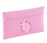 Light Pink Pencil Case Greatest Gift Came from God I Call Him Dad | Polyester, Zipped