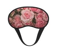 Light Pink Rose Texture, Full Eye Covers Light Blocking Eye Masks Blackout Sleep Eye Muffs