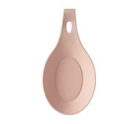 Light Pink Silicone Spoon Rest With Hanging Loop,Heat-Resistant Spoon Holder,Cooking Spoon Rest For Utensils