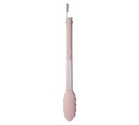Light Pink Silicone Tongs,Stainless Steel Tong With Silicone Tips,Perfect for Grilling, & Food Handling