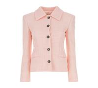 Light Pink Tweed Blazer - female - Alessandra Rich - Tweed Jackets - Pink - 2XS - Jackets 2XS