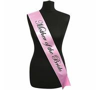 Light Pink With Black Writing ‘Mother Of The Bride’ Sash