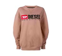 (Light Pink, XS) Diesel F ARAP Womens Sweatshirts Crew Neck Oversized Classic Pullover Sweaters