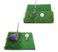 Light Portable Mini Golf Practice Hitting Mat Varied Sizes Designs for Indoor Backyard Swing Drills 30 * 30cm Type B One Size