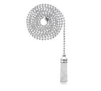 Light Pull Cord Crystal Pull Chain String for Ceiling Fan Light Switch Cord Handle for Bathroom Toilet Chandelier(30.5cm)