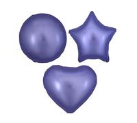 Light Purple Heart Satin Foil Balloon, 45cm