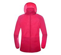 Light Rain Jacket Women Waterproof, Ladies Rain Jacket, Basic Windbreaker Coats, Casual Long Sleeve Hooded Jackets With Pockets, Ultra-Light Hiking Raincoat Comfy Breathable Running Jackets