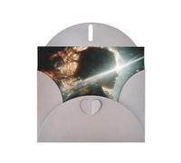 Light Realm Greeting Card with Gray Envelope Holidays Birthdays Weddings Anniversaries Write Unique Blessings