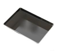 Light Rectangular Tea Tray, PET Serving Platter for Snacks Fruits Desserts, Modern Nordic Style Cream White or Black(C)