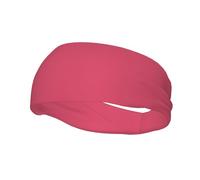 Light red Sports Sweatband, Unisex Headbands for Men and Women,Stretchy, Breathable, and Moisture-Wicking