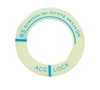 Light Ring For Ignition Switch Trim, Universal Car Motorcycle Luminous keyhole car hole sticker Ignition Switch LuminousCircle Key light Ring Circle Cover Trim(Blue)