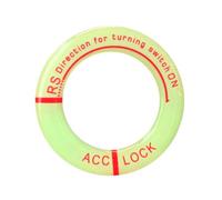 Light Ring for Ignition Trim, Car Motorcycle Luminous Keyhole Car Hole Sticker Ring-Epoxy Decoration
