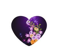Light Romantic Flowers Printing 10 Pcs Car Air Freshener Fragrant Sheets,Car Hanging Accessories With Strings For Decor