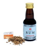 Light Rum Style Essence 25ml - Alcohol Free Flavouring - Makes 0.75L - With Free French Oak Chips 20g