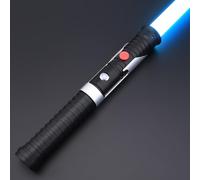 Light Saber for Dueling 12 RGB Light Saber with Motion Control Real Light Sabers for Kids Adults Smooth Swing Metal Light Sabers Toy with 16 Fonts for Halloween/Christmas Cosplay/Gifts/Fans