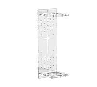 Light Saber Vertical Wall Mount Holder, Acrylic Display Stand for Saber Sword Wangs and Collectibles, Wall-Mounted Light Saber Display Rack Compatible with Most Hilts, Clear-1Pack