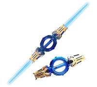 Light Sabers for Kids, Fire Spin Sword Double-Edged Lightsaber, Extendable with Sound Effects, Suitable for Cosplay, Parties, and Costume Accessories (D)