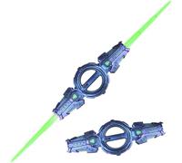 Light Sabers for Kids, Fire Spin Sword Double-Edged Lightsaber Toy with 7-Color LED Lights & Sound, Retractable Light Saber Sword for Kids Role-Play Battles, for Party Christmas (D)