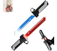 Light Sabers for Kids, Retractable Sparkblade Sword with Sparks, Interlocking Dual-Bladed Lightsaber Toy with Red & Blue LED Lights, Spark Blade with Sensor Sound, for Rave, Cosplay & Display