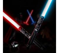 Light Sabers Star Wars Gifts: 2 Pack Lightsaber for Kids Adults Toys Weapons Rechargeable RGB 16 Colours Light Up Swords Xmas Birthday Party Cosplay Presents for Boys Girls Teenage Women Men Age 3+