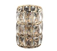 Light Shade Crystal Lampshade Chandelier Table Lamp Shades Pendant Light Lamp Cover Lighting Accessories Modern Concise Lights Cover(12x19.5cm)