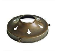 Light shade gallery for a 4" lipped light shade (Antique,EdisonScrew)