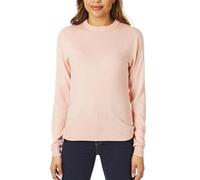 Light & Shade Womens Crew Neck Top Supersoft Knitted Jumper, Pink, M
