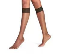 FALKE Women's Shelina 12 DEN W Kh Ultra-Sheer Plain 1 Pair Knee-High Socks, Brown Brenda 5179, 5.5-8