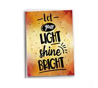 Light Shine Bright Greeting Card | Positive Thinking | Encouragement