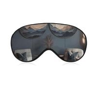 Light Shines Into The Room Sleep Mask Soft Comfortable Eye Mask with Adjustable Strap Eye Cover Eye Shade for Men Women Work Travel