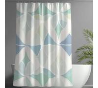 Light Shower Curtain Extra Long 200x220 cm - 3D Shower Curtains Bathroom Garden Decor,Outdoor Curtains Waterproof Fabric Bath Curtain with 12 Plastic Hooks,Suitable for Bathtub,Wet Room Color -wY562