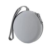 Light Silicone Coin Case Lightweight Compact Design Secures Valuables During Sports Activities Shopping Errands Silicone Travel Accessory, gray, Mass Beauty