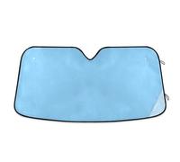 Light Sky Blue Windshield Sun Shade Cover Foldable Heat Shield Shades for Front Window cubre sol para carro
