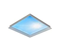 Light Skylight, Flush Mount Ceiling Lamp, Blue Sky Light Ceiling Lamp, Smart Blue Sky Light, Natural Light Skylight, Simulate Daylight Rhythms, Adjustable Color Temperature, for Basement Office