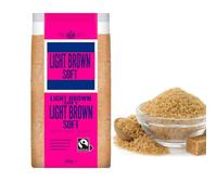 Light Soft Brown Sugar Pack 500g - 100% Pure Cane Sugar - Richness and Depth of Flavour