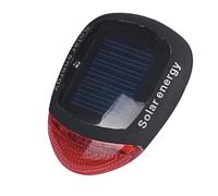 Light Solar Head Lamp Light for Night Riding USB Rechargeable Front Lamp with Bright LED Beam Outdoor Cycling Accessory Easy (Red, One Size)
