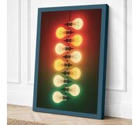 Light Spectrum Modern Canvas Wall Art Print 30x20 Inch (76 x 51 cm)
