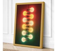 Light Spectrum Modern Canvas Wall Art Print 30x20 Inch (76 x 51 cm)