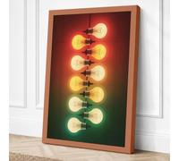 Light Spectrum Modern Canvas Wall Art Print 30x20 Inch (76 x 51 cm)