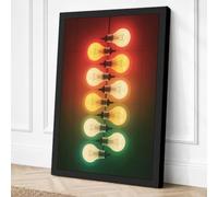 Light Spectrum Modern Canvas Wall Art Print 30x20 Inch (76 x 51 cm)