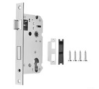Light spring door lock body with sturdy steel build, designed for bedroom and room doors to provide reliable protection and smooth operation in various settings