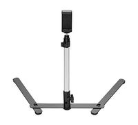 Light Stand, Led Light Stand Tripod Stand Adjustable Height and Angle Stable Lightweight with Phone Clamp Overhead Phone Mount Phone Stand for Direct Live Photography