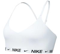 Nike Indy Light-Support Women's Padded Adjustable Sports Bra - White - Polyester/Elastane XS