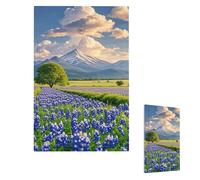 Light Switch Cover Texas Bluebonnets Scenery Wall Plate 1 Gang Switch Plate Covers Decorative Outlet Cover Electrical Receptacle Faceplate for Bathroom Kitchen Decor Wall Plates 5" x 3"