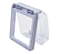 Light Switch Guard 12pcs 86 Type Switch Cover Flip Cap Outlet Indoor Use Convenient Plastic Applications for Home