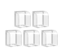 Light Switch Guard 12pcs Waterproof Dustproof Switch Power Box Leakproof Electrical Safety Cover Wall Mounted Supply Protection for Home Use